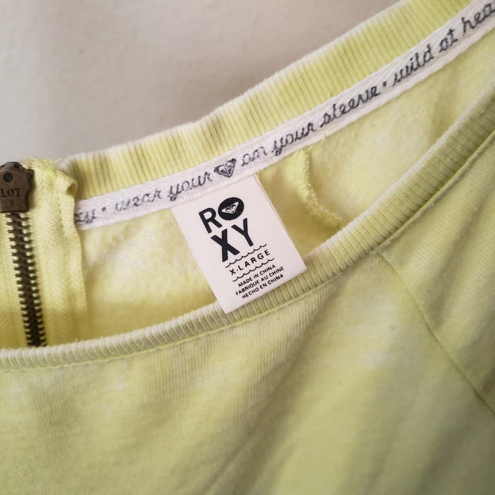 Roxy, Light Green/Yellow, Pullover, Beachy, Sweat… - image 2